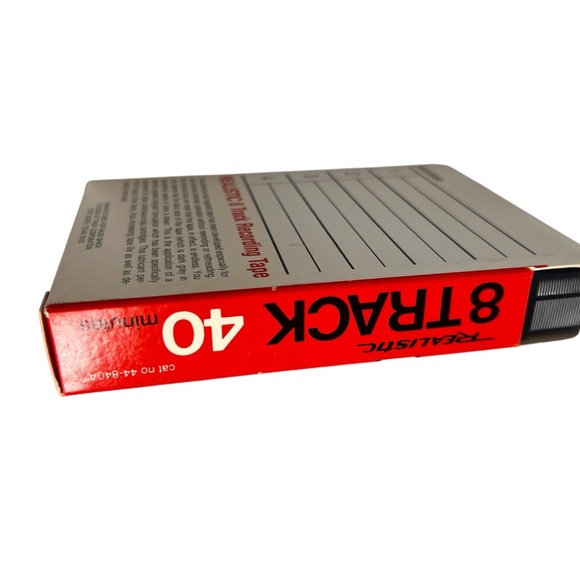 Realistic Blank 8-Track Tape Low Noise 40 Min Radio Shack Vintage - Picture 4 of 4